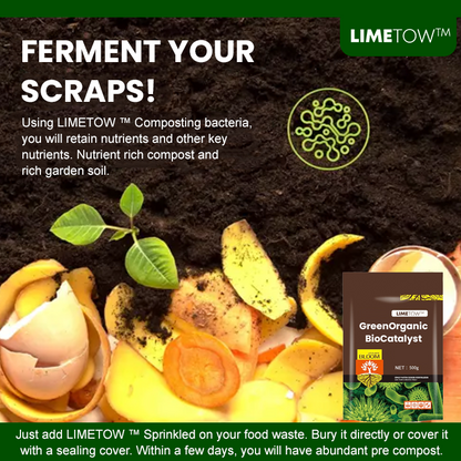 LIMETOW™ GreenOrganic BioCatalyst(Compost Starter)