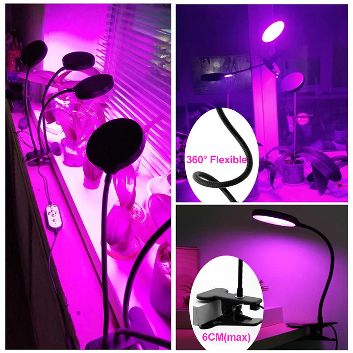 LIMETOW™ Full Spectrum Clip Plant Growing Light