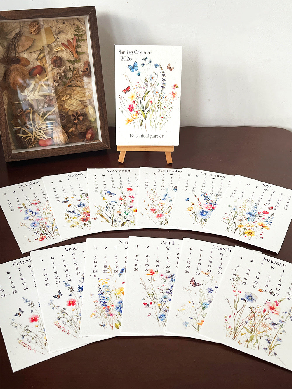 Eco-Friendly Plantable Seed Calendar 2026