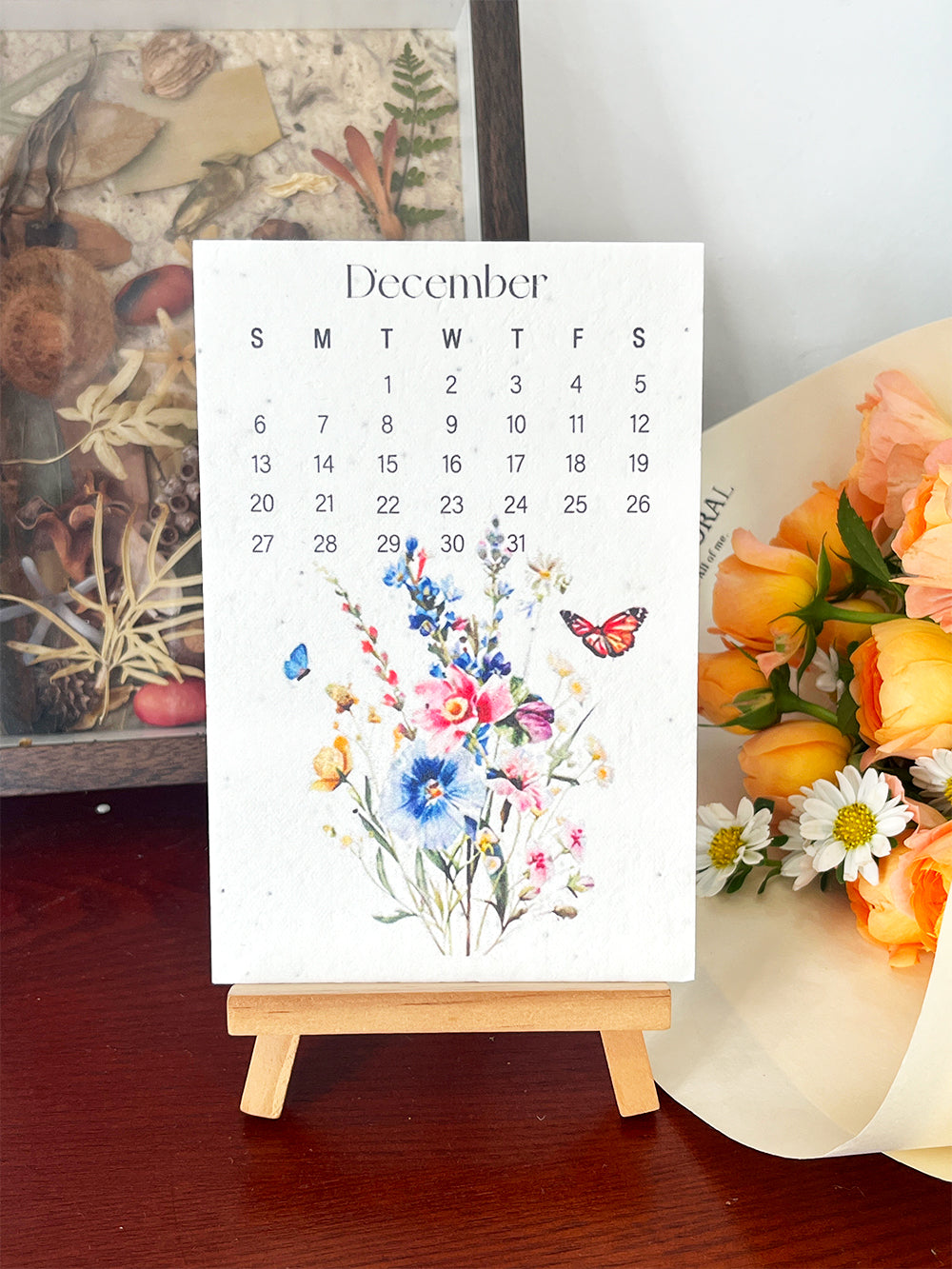 Eco-Friendly Plantable Seed Calendar 2026