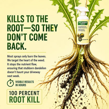 🌿 Fast-Acting Natural Weed & Grass Killer Spray