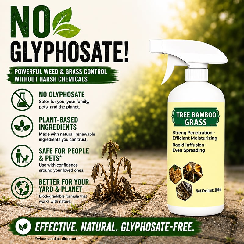 🌿 Fast-Acting Natural Weed & Grass Killer Spray