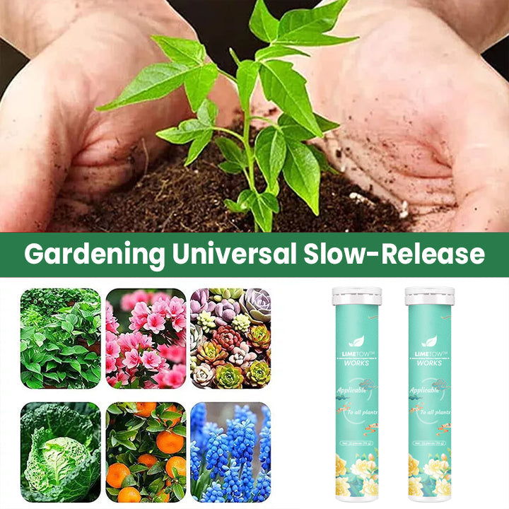 LIMETOW™ Universal Slow-Release Green Tablet Fertilizer